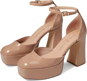 Chinese Laundry Chinese Laundry Perley Pump Womens Nude Patent Leather Block Heel ZOGG2553