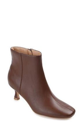 Journee Collection Kelssa Bootie in Brown at Nordstrom Rack, Size 7.5