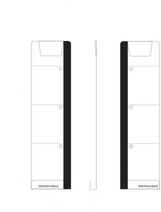 OEM Accesorios De Escritorio, 2 Piezas, Tablero De Notas Para Monitor, Tablero De Anuncios Para Computadora, Accesorios Para Oficina En Casa