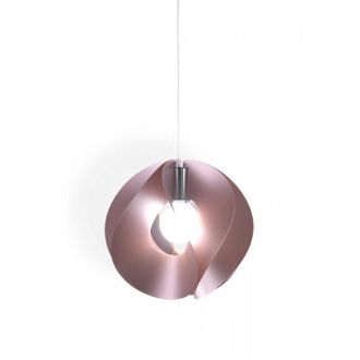 Linea Zero Atom L&aacute;mpara De Suspensi&oacute;n Rosa Di&aacute;metro 54x H50 Cm