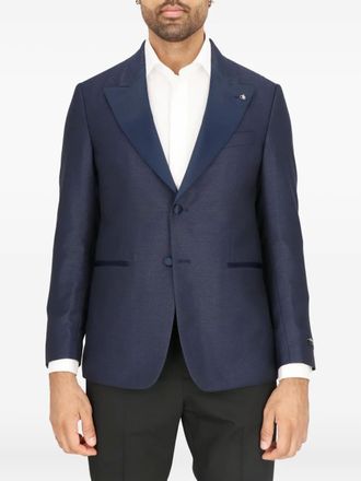 Scotch & Soda Giacca con revers a scialle - Blu