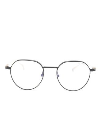 Dita Eyewear Bril met rond montuur - Zwart