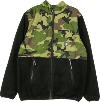 DC Heren Camo Fleece Jas - Heren - Zomerjassen - Veelkleurig - M - Jassen