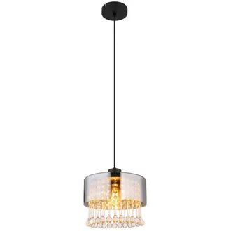 Globo Lighting Lampada A Sospensione - Hendry - Nero - Metallo - &Oslash; 25cm - Globo