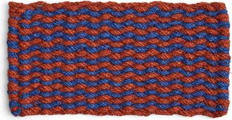 HAY Coco Fussmatte, stripe wave, braun / navy