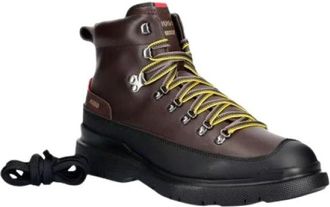 HUGO BOSS Nash Half Boot - Heren - Veterlaarzen - Bruin - 44 EU - Polyester - Schoenen