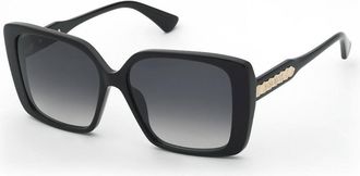 Nina Ricci SNR462 0700 Mens Sunglasses Black Size 58