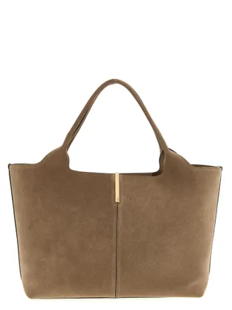 Tod's Beige Calfskin Tote Womens Bag