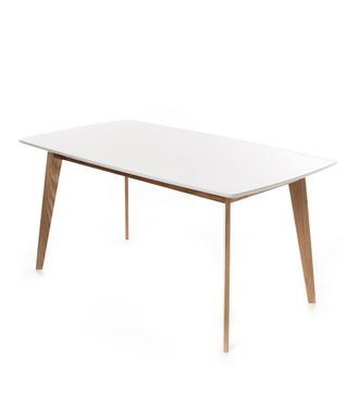 Oresteluchetta Oresteluchetta - Mesa De Fibra De Madera Blanca Cm. Al.75 X L.160 X P.90