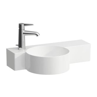 Laufen Laufen - Val Lavabo Con Enjuague Manual, Sin Agujero Para Grifo