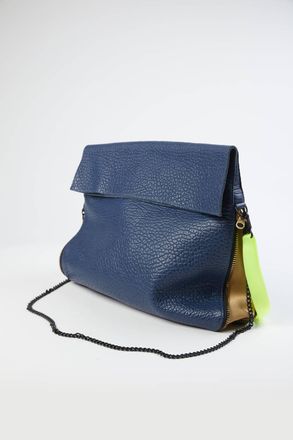 Ampersand As Apostrophe Large Buffalo Parcel Tote In Cobalt Blue Buffalo