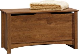 Sauder Shoal Creek Storage Chest, Oiled Oak finish