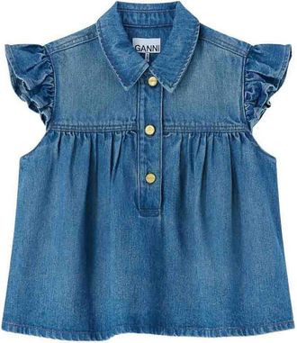 Ganni Denim Top