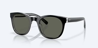 Costa Unisex Middles Polarized Round Sunglasses In Black/gray