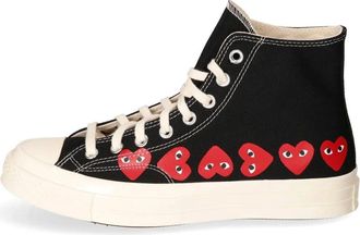 Comme Des Gar&ccedil;ons High-Top Canvas Sneakers - Dames - Sneakers - Zwart - 44 EU - Schoenen