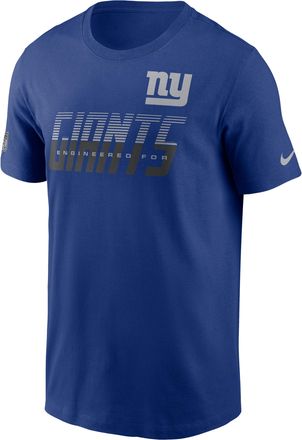 Nike New York Giants Sideline Team Issue Nike Mens Dri-FIT NFL T-Shirt in Blue | 02ET4EW8I-TF9