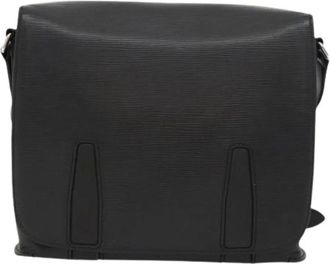 Louis Vuitton Pre-owned Cross Body Bags, male, Black, Size: ONE SIZE Pre-owned Harrington Messenger Bag