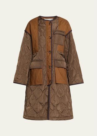 3.1 Phillip Lim Quilted Nylon Coat