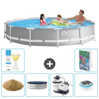 Intex Piscina Prism Frame Redonda - 366x76 Cm - 7-piezas S56