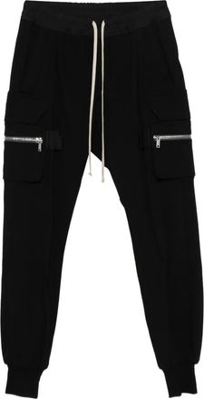 Rick Owens Matodon zip-pocket drawstring pants - Black