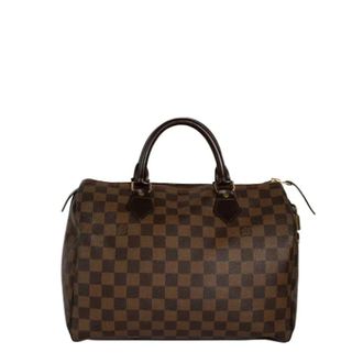 Louis Vuitton Pre-owned Handbags, female, Brown, Size: ONE SIZE Pre-owned Canvas handbags