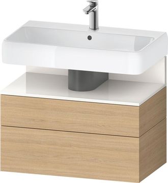 Duravit Qatego Mueble Bajo Lavabo, 1 Extra&iacute;ble Y 1 Caj&oacute;n, - Duravit