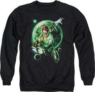 Gildan Green Lantern Galaxy Glow Adult Crewneck Sweatshirt
