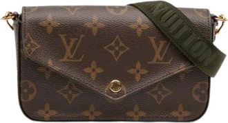 Louis Vuitton Pre-owned Felicie Strap and Go - Dames - Vintage Schoudertas - Bruin - ONE Size - Vintage