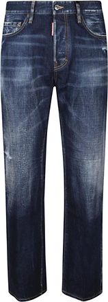 Dsquared2 Jeans, Heren, Blauw, S, Denim, Blauwe Denim Jeans