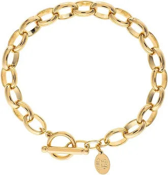 Rivka Friedman 18K Plated Stackable Toggle Bracelet