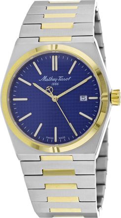 Mathey-Tissot Mens Zoltan Blue Dial Watch