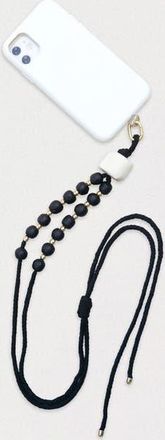 By Lilla Jazz Crossbody Phonestrap in Black And Pearl at Nordstrom, Size 32