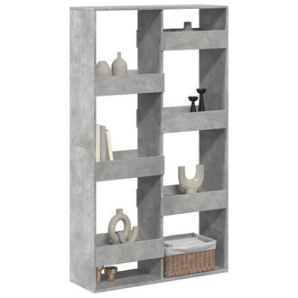 Berkfield Home Room Divider Concrete Grey 100x33x175 cm Engineered Wood | Size: 100 x 33 x 175 cm