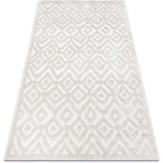 RugsX Rugsx - Alfombra Santo Sisal 58381 Diamantes, Zigzag Beige Beige 180x270 Cm