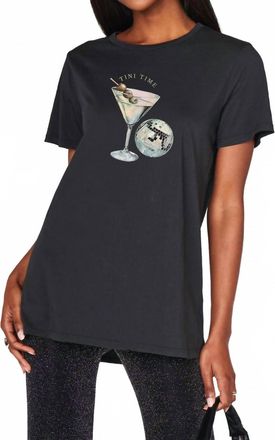 Show me your Mumu Oliver Crewneck Tee In Tini Time Graphic