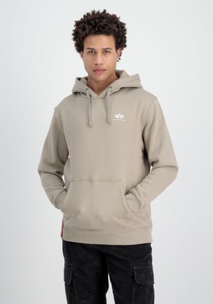 Alpha Industries Hoodie ALPHA INDUSTRIES Basic Hoodie SL, Herren, Gr. XS, beige (vintage sand), Obermaterial: 80% Baumwolle, 20% Polyester, regular fit, Sweatshirts Ho