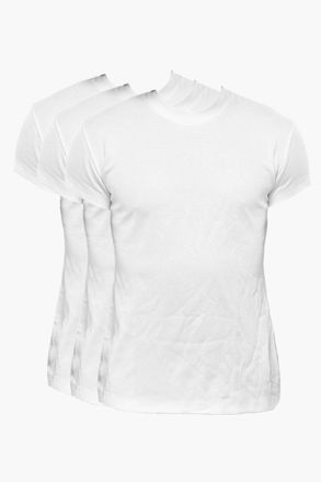 Off-white Set 3 T-Shirt in Misto Cotone Off-White