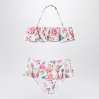 Chlo&eacute; Pink bikini with floral print