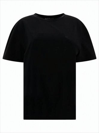 Acne Studios Minimalistic Black Short-Sleeved T-Shirt With Classic Fit
