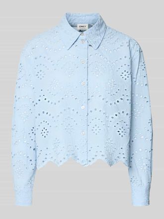 Only Regular Fit Hemdbluse aus reiner Baumwolle Modell VALAIS in Hellblau, Gr&ouml;&szlig;e XL