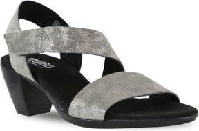 Munro Lucia Sandal in Gunmetal Metallic at Nordstrom Rack, Size 10.5