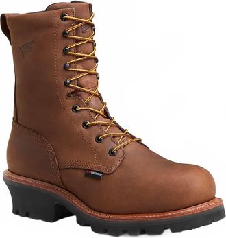 Red Wing Shoes Mens Logger Boot In Brown