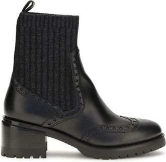 Santoni Calf Leather Bos Taurus Ankle Womens Boots