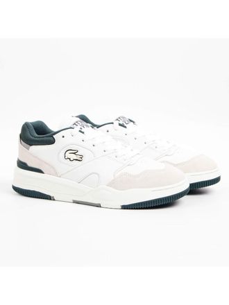 Lacoste Mens Lineshot sneakers - White Leather - Size UK 9.5