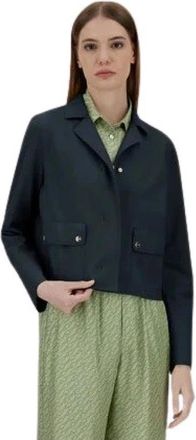 Herno Gi 0105D 13455S - Dames - Zomerjassen - Blauw - M - Jassen