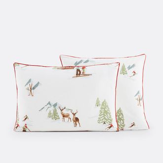 La Redoute Interieurs Kussensloop in perkalkatoen, Alpes