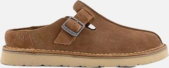 Clarks Mens Clarks Originals Solsbury Suede Mule Cola - Brown - Size: 10