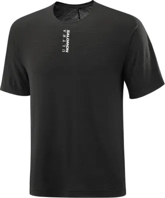 Salomon Ultra Short Sleeve Tee Laufshirt f&uuml;r Herren | schwarz
