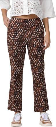 Via Masini 80 Stijlvolle broek voor mannen - Dames - Wijde Broeken - Bruin - XL - Broeken