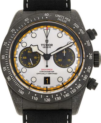 Tudor Black Bay Chronograph Automatic Chronometer White Dial Mens Watch M79377KN-0003